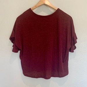 Bobeau Red Blouse